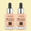 Anjumain Catrice HD Liquid Coverage Foundation 30ml, No. 030 Sand Beige, 2 pcs. / 캐트리스 HD 리퀴드 커버리지 파운데이션 30ml, 030호 샌드베이지, 2개