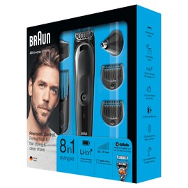 Braun MGK 5060 MultiGrooming Kit 8-in-1 Trimmer Black/Grey