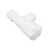 2 Pieces Plastic 3 Way Diverter Valve, G1/2 Male Thread