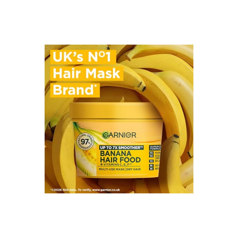 Garnier Ultimate Blends - Tratamiento de mascarilla para cabello seco