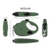TUG Oval 360° Tangle-Free Retractable Dog Leash with Integrated Waste