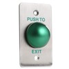 UHPPOTE Stainless Steel Panel Push to Exit Button for Door