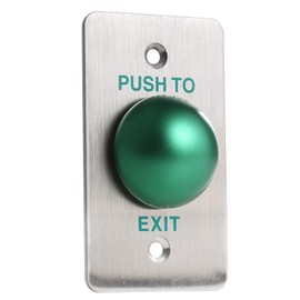 UHPPOTE Stainless Steel Panel Push to Exit Button for Door Access Control (Rectangle)
