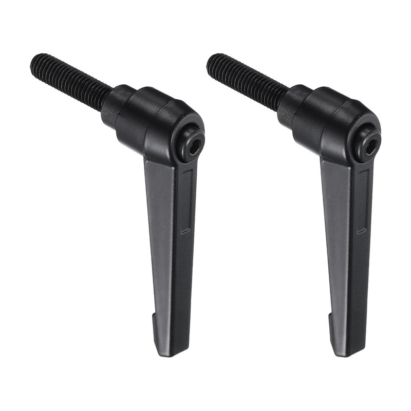 sourcing map 2pcs Lever Adjustable Handles M8 x 32mm Metric