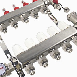 WiseWater (10 Pack) 3/4"Radiant/PEX Manifold Connector/Adaptor/Tubing Nuts for All Loops (10, 3/4''X3/4'')…