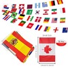 rhungift 200 Countries International World String Flags Banner 8" x