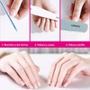 Limas de Bloque de Uñas Lavables, 6 Piezas Doble Cara