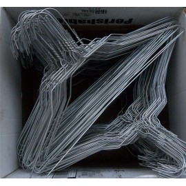 Unbranded Steel Metal Wire Hanger Lot of 250 Pant Shirt Dress 16 Inch Space Saving Storage