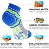 NEWZILL Low-Cut Compression Socks Unisex Running Socks With Embedded Frequency