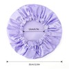 G2PLUS 32CM Large Shower Caps, 2PCS Reusable Women's Shower Hats,