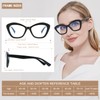 Bifocal Reading Glasses for Women Designer Cat Eye Oversized Frame