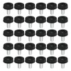 PATIKIL M5x10 mm Knurled Thumb Screws 30pcs Male Thread Round