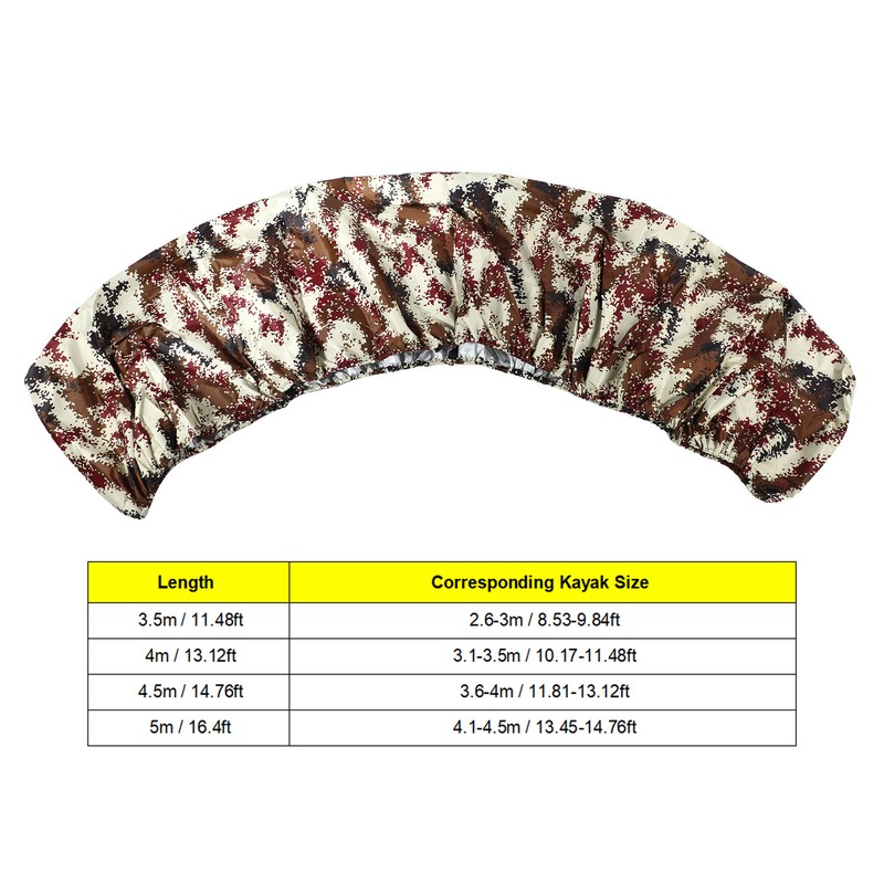 Canoe Cover Waterproof Dustproof UV Protection Kayak Cover Accessories Paddle
