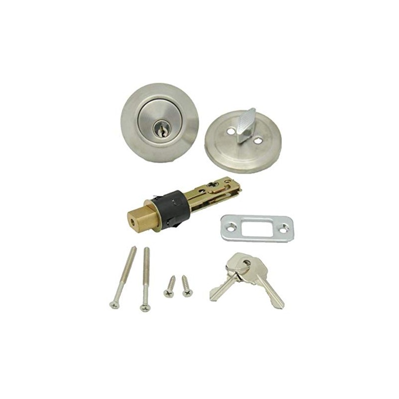 AP Products 013-222-SS Dead Bolt Lock Set, 1" Throw -