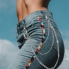 3-Layer Pants Chain for Men Women Trousers Pocket Belt Wallet