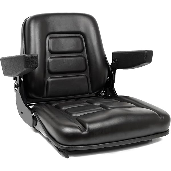 Universal Forklift Seat, Tractor Seat with Micro Switch,Armrest for Tractor,Excavator