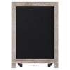 Flash Furniture Canterbury Tabletop Magnetic Chalkboards Weathered Finish 12x17