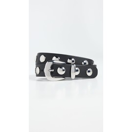 Madewell Women's Western Studded Belt, True Black, XL