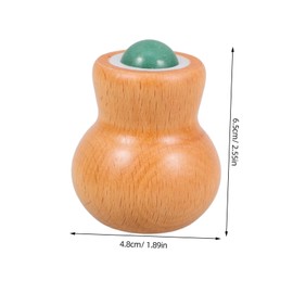 Minkissy Jade Massage Roller Facial Tool for Neck Eyes Cheeks Forehead Neck Arms Back Legs for Skincare Present