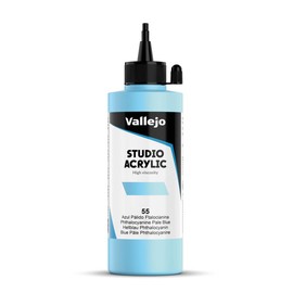Vallejo Acrylic Studio 200ml Light Blue No.55