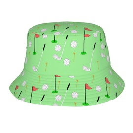 Funny Golf Sports Buckets Hats Travel Beach Sun Hat Packable Cap for Women and Men