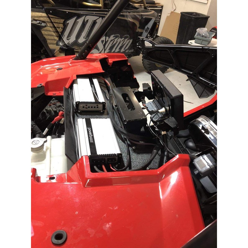 UTV Stereo Polaris RZR 2019+ Triple Amp Mount
