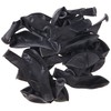 9" Latex Jet Black Balloons, 20ct