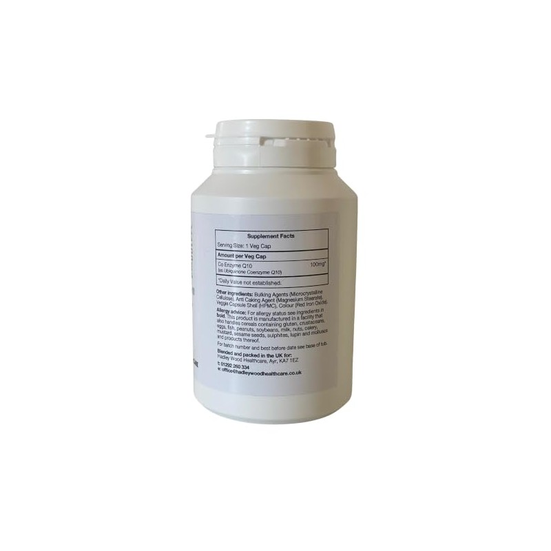 Co Enzyme Q10 100mg 90 Veg Caps