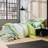 Erwin Müller Bed Linen Seersucker Green Size 135 x 200