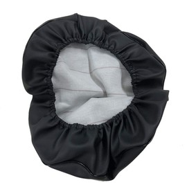 Honda Dio (AF18 / AF25) Black Special Design Seat Cover, Strong Rubber Type, Made in Japan (Thick Fabric) [Fabric Color: Black/Piping: Front and Back, Black] CHRIS-HCR1004-C10