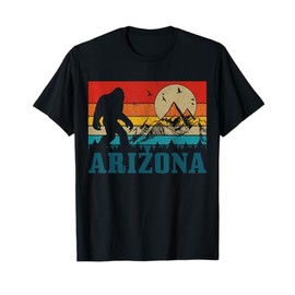 Arizona Bigfoot Vintage Mountains Hiking Camping Gift T-Shirt