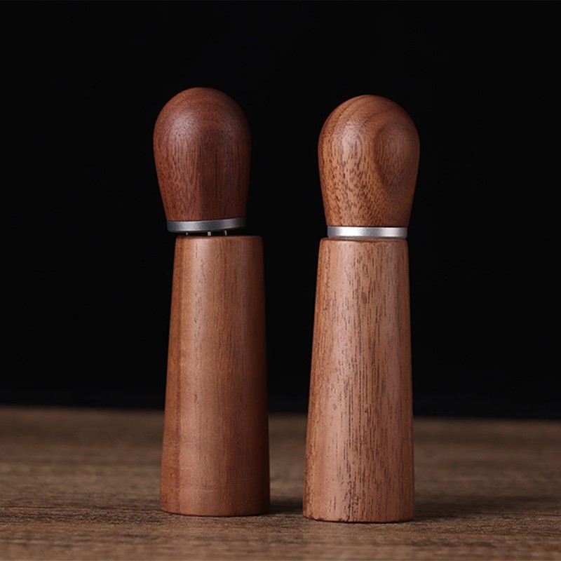 Coffee Distribution Tool Multifunctional Needle Coffee Distributor with Wooden Base