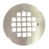 Westbrass 4-1/4" OD Casper Brass Snap-In Shower Strainer Grid, Satin