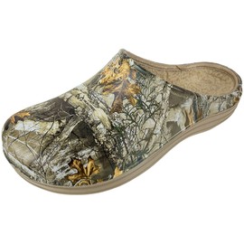 Realtree Men’s Camouflage Molded Clog with Lining, Size 10 Camo