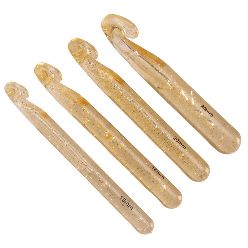 Large Crochet Hooks Plastic Weaving Knitting Crochet Hook Tools for