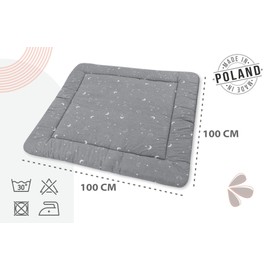 Crawling Blanket Crawling Mat for Baby - Play Mat Play Mat Floor Mat for Children and Babies for Children's Room and Playpen Large Foldable Washable Play Mat 100 x 100 cm