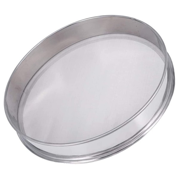 WMLBK Sieve Fine Mesh-Stainless Steel 30cm Riddler Pollen Sifter-Flour Micron