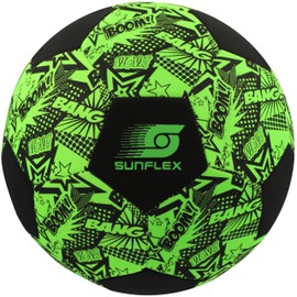 Sunflex® Neoprene Accessories Football Funky Boom | Beach Football for Barefoot Playing | Soft and Durable for Beach, Meadow and Water | Soccerball | Kicking for All Age Groups