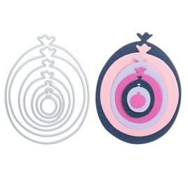 Stanzenshop Cutting Stencil: Balloons in 7 Sizes - Perfect for Crafts, Design and Decorating, Ideal for Birthday Cards or Party Invitations, Easy to Use, Long Life