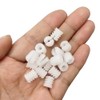 Alamic Plastic Dowel Plastic Hinge Dowel Inserts (100, 0.34"x0.39"(8.7mmx10mm) Split)