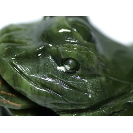 [Distributed in Stone Center] [Carved Figurine] Coin Frog (Pack of Three Feet Frog) guri-nje-do (Small) Natural Stone Power Stone