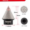 DT-DIATOOL Diamond Beveling Chamfer Bit 1 Inch for Tile Porcelain