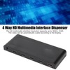 1x4 HD Multimedia Interface Splitter 4K 60hz 4 Port HD