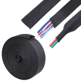 SUNNAREPOON 2-1/4'' Hydraulic Hose Protector Sleeve Hose Sheathing Wrap Cover for Welding Tig Torch Hydraulic Hose, Anchor Chain Protective Cover Winch Rope (30Feet(360Inch))
