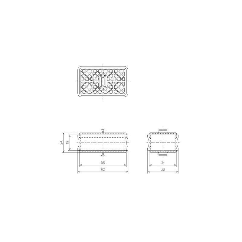 TOTO TCA83-4S Catalytic Assembly for Washlets (TCA83-4R)