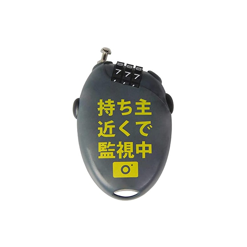 North Peak NP-3325 BK Cable Lock, Dial Type, Snowboard, Maximum