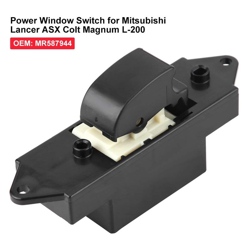 Qiilu MR587944 Window Regulator Switch, Electric Window Switch for Lancer