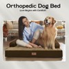 Large Dog Bed Orthopedic Washable: Extra Brown XL XLarge Big