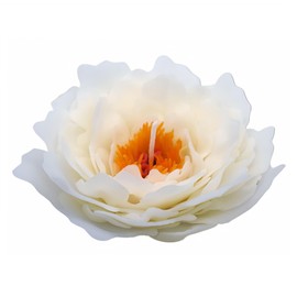 Cooary Handmade Peony Flower Candle Miss Rose Scented Candles for Home Scented Anniversary White Aromatherapy Candle