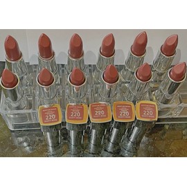 2 X Rimmel Moisture Renew Lipstick #220 Dusty Rose / imperfect smudged